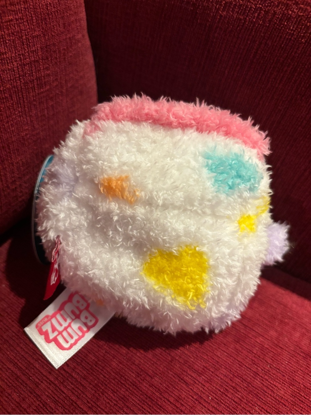 Charlotte π the Rainbow Milk Cereal Plush BumBumz - Pink, 4.5 inches - Picture 3 of 4